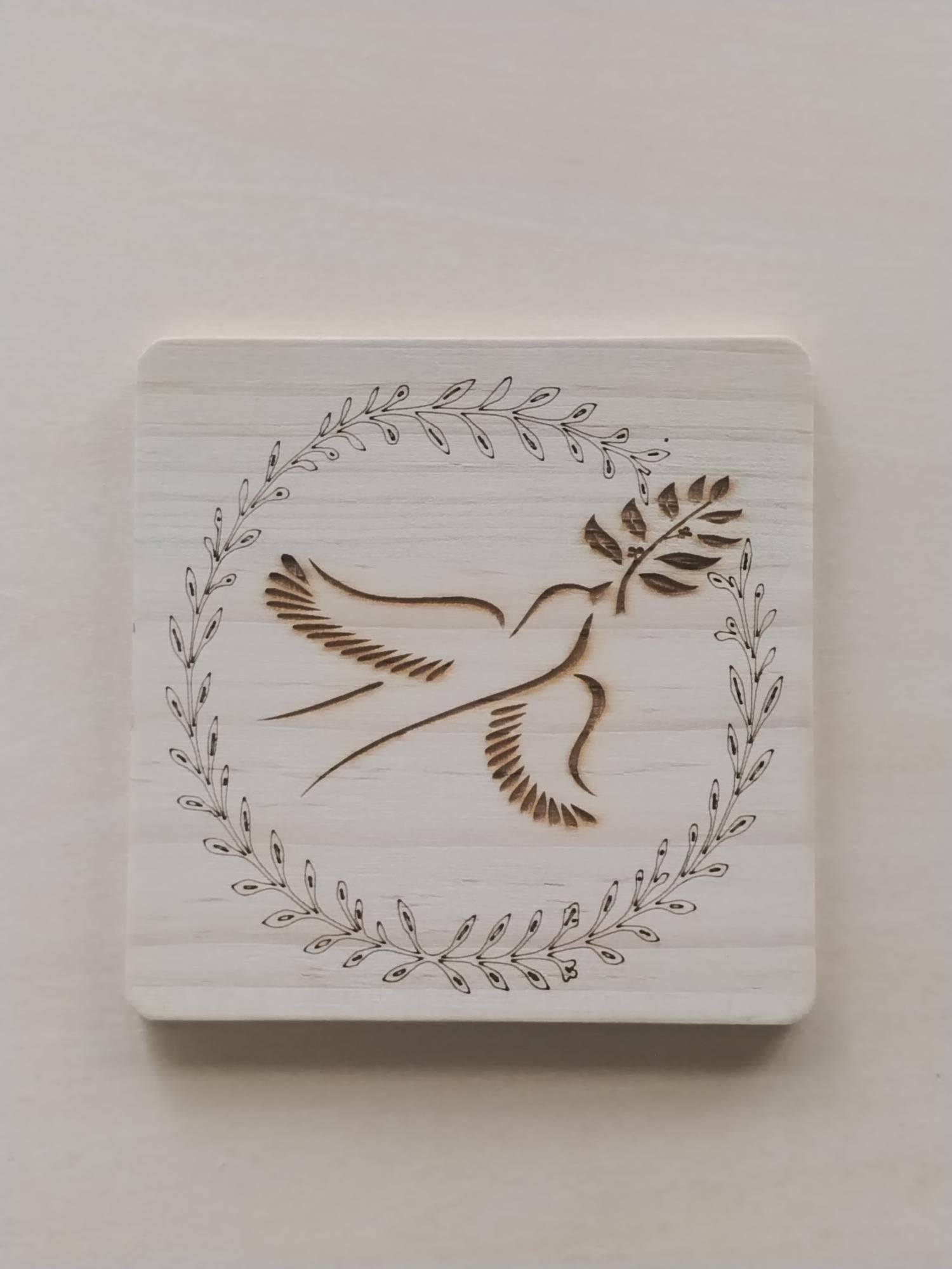 Dessous de verre Colombe