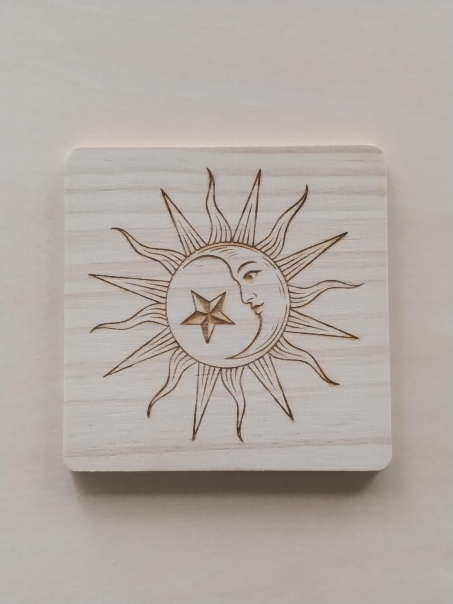 Dessous de verre Visage Ensoleille
