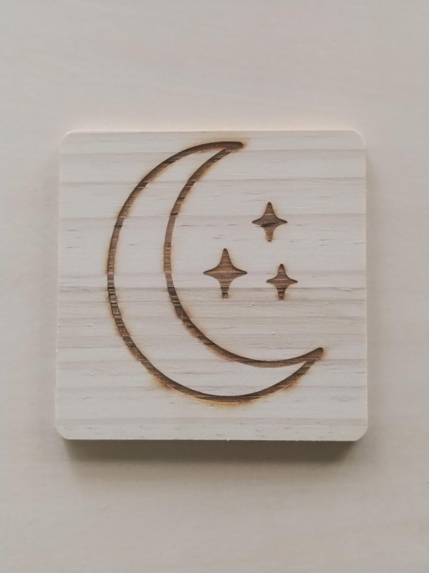 Dessous de verre Lune Etoile