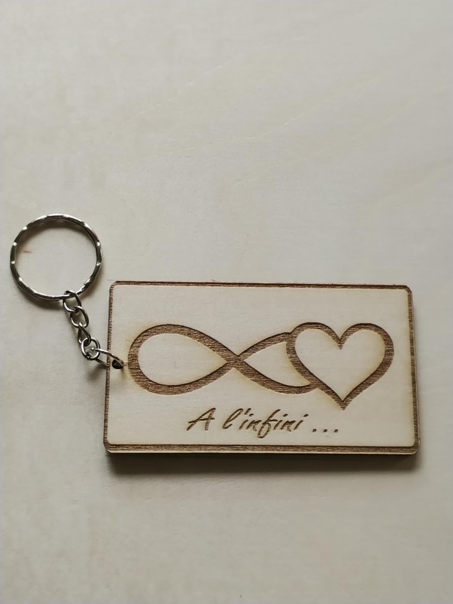 Porte-clés-rectangulaire Infinity