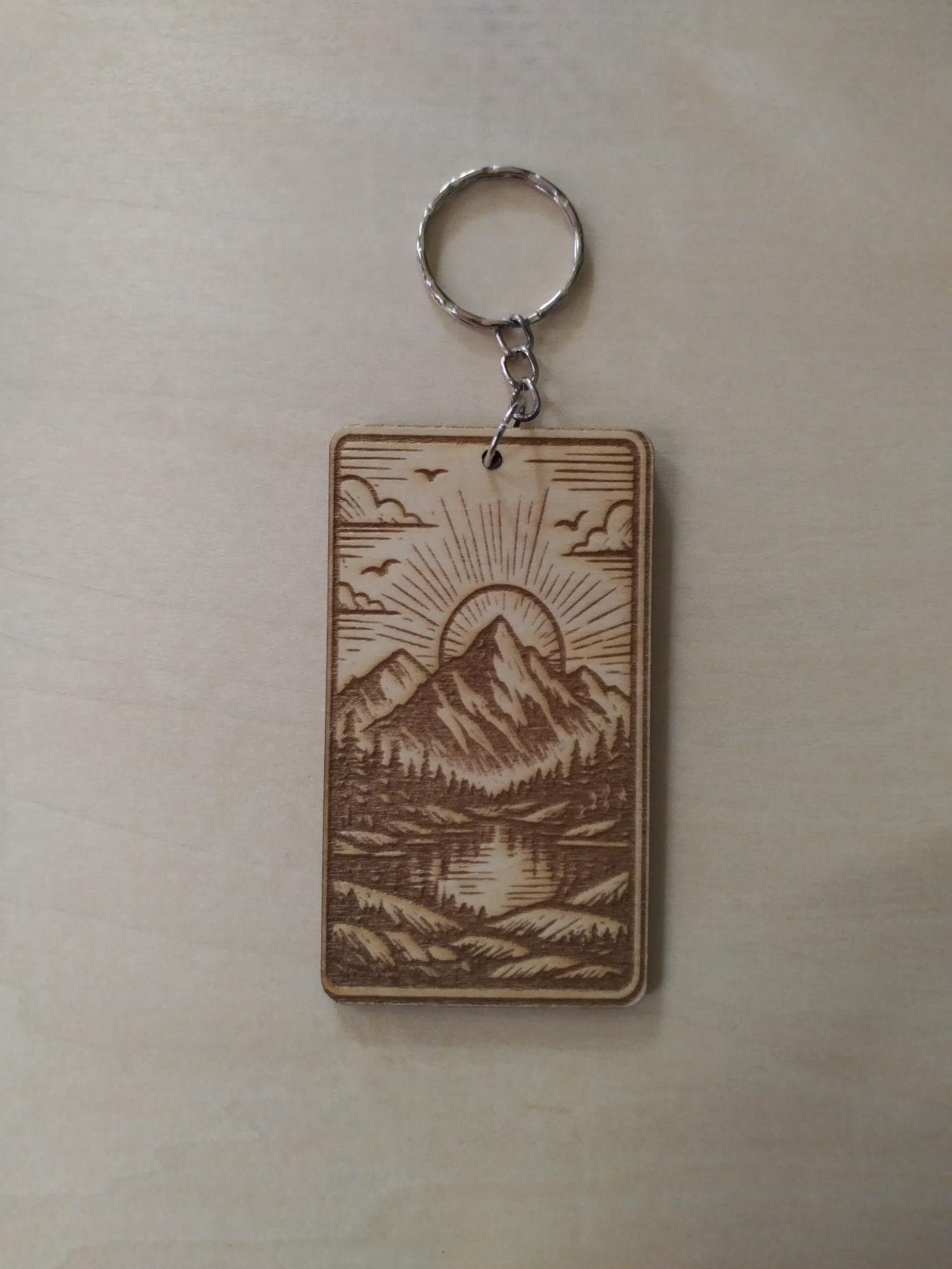 Porte-clés rectangulaire La Montagne