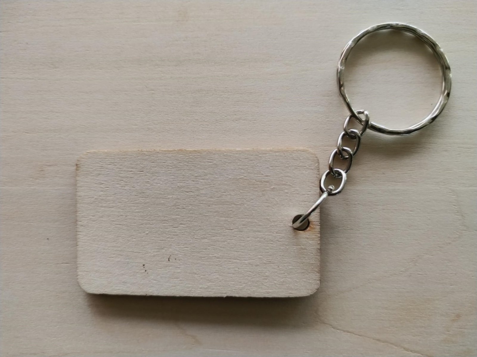 Porte-clés personnalisable rectangulaire