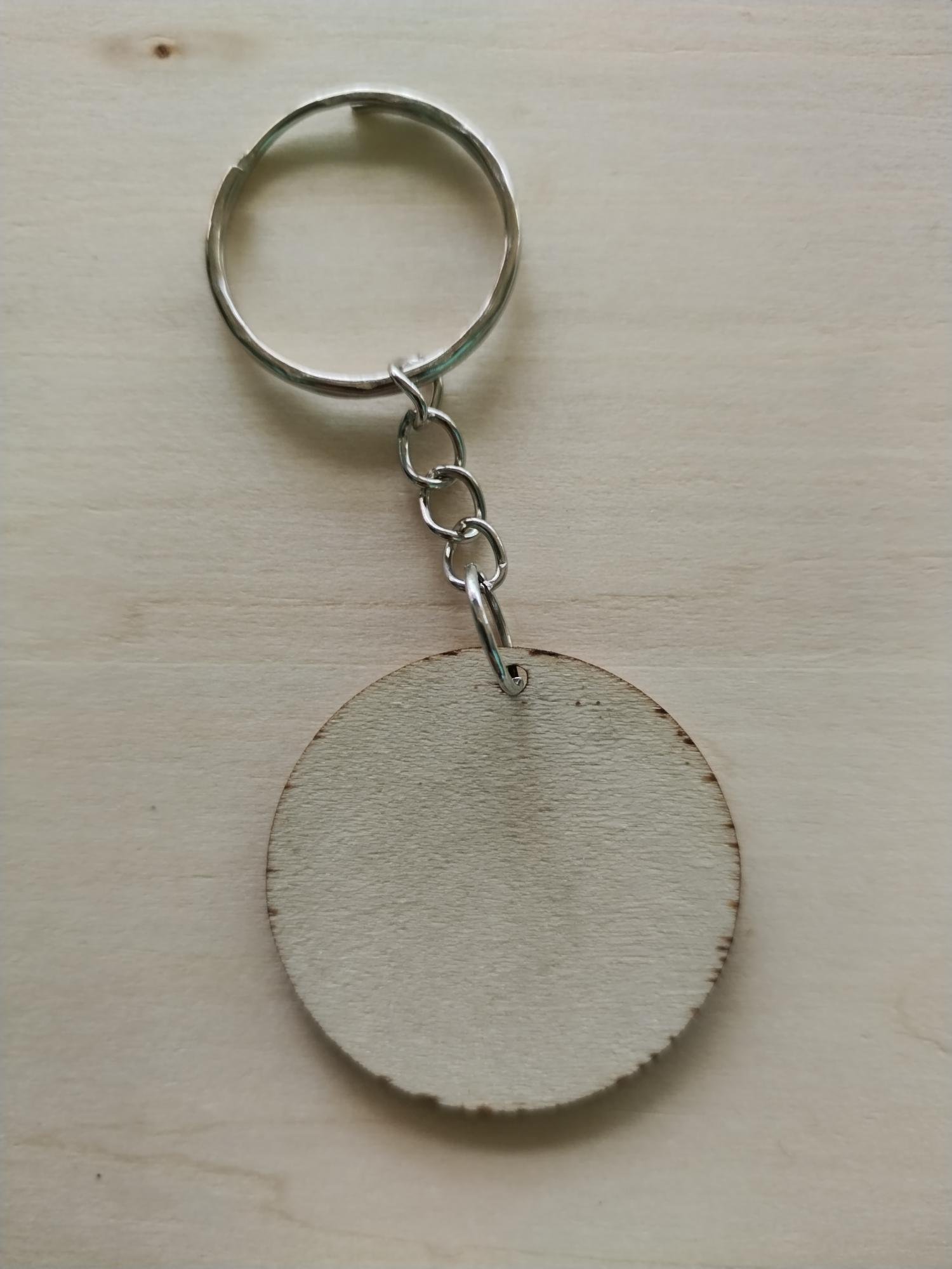 Porte-Clé rond personnalisable